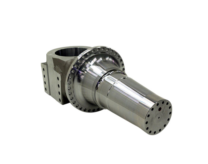 Industrial Valve Body with Integrated Mounting Flange
